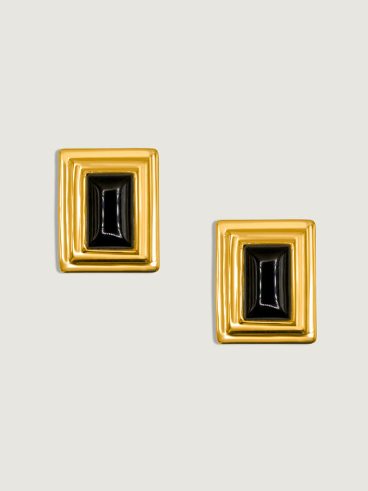 Black Monette Earrings