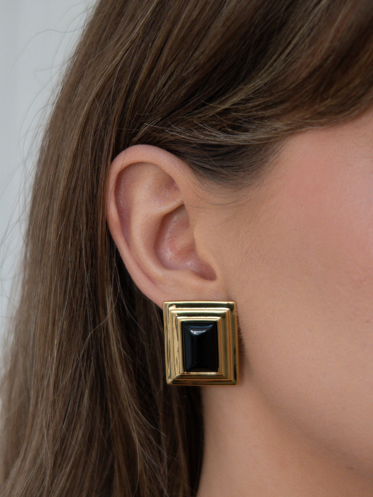 Black Monette Earrings