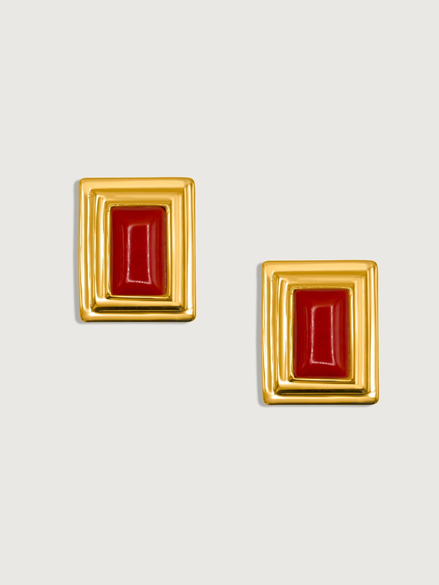 Red Monette Earrings