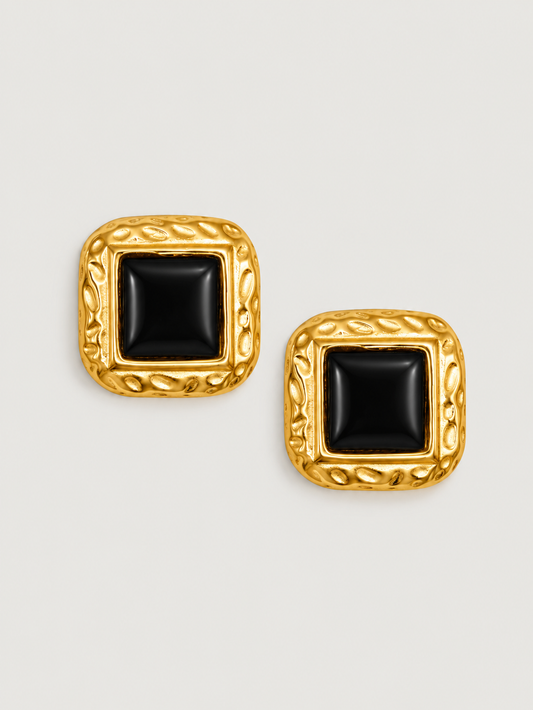 Black Paris Earrings