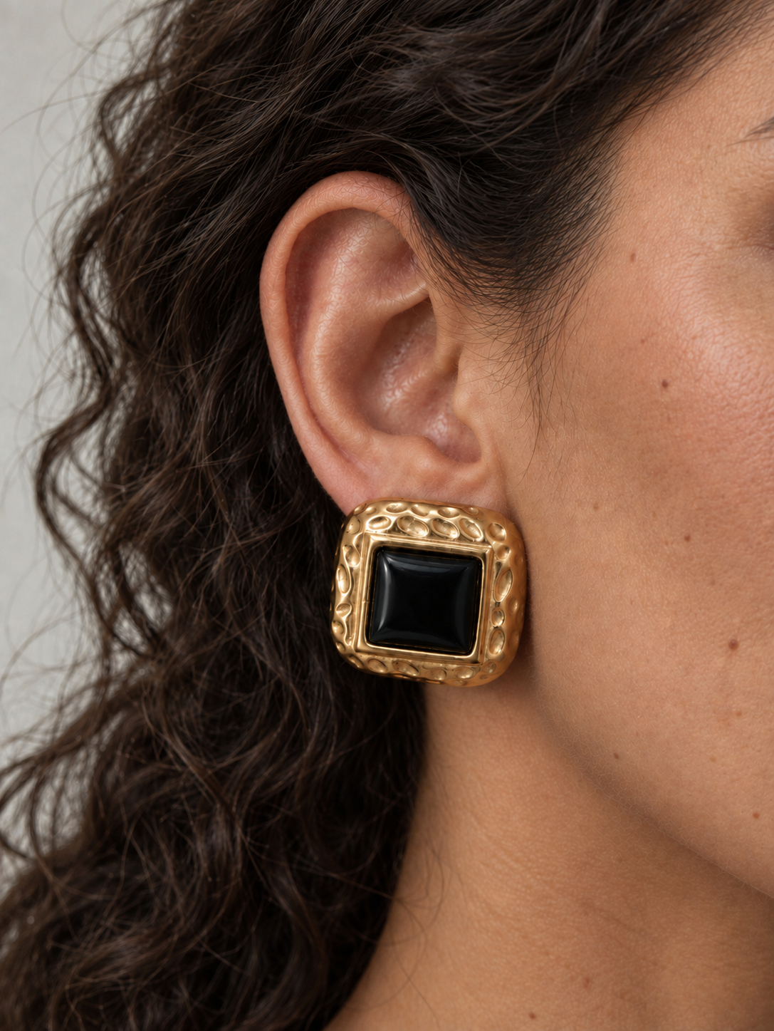 Black Paris Earrings